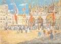 Postimpresionismo de San Marcos Maurice Prendergast Venecia